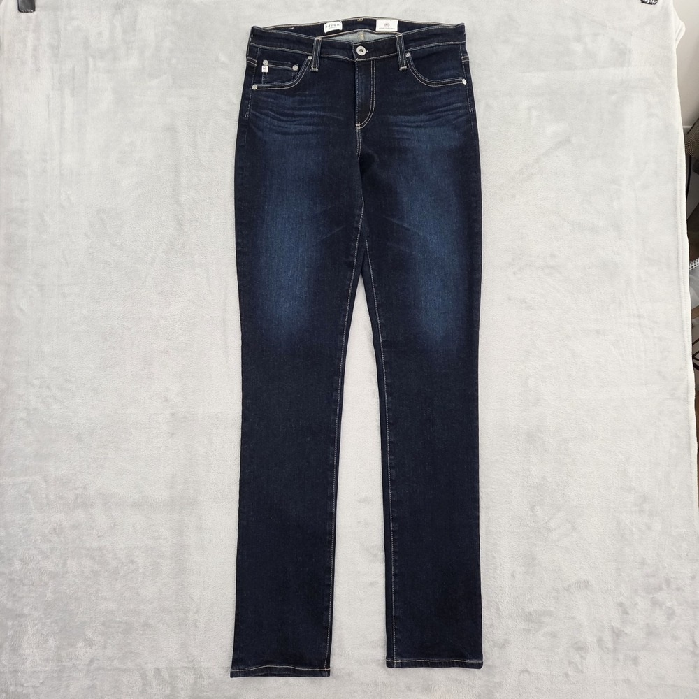 AG Adriano Goldschmied B-Type 03 Straight Jeans Womens 28x34 USA Made 2 Yrs Wash